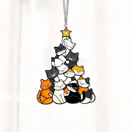 Grishay™ Meowy Catmas Suncatcher