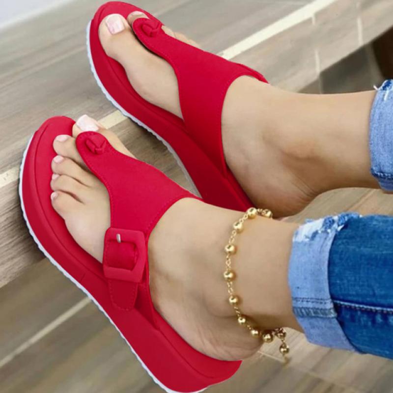 Ladies Platform Flip Flops