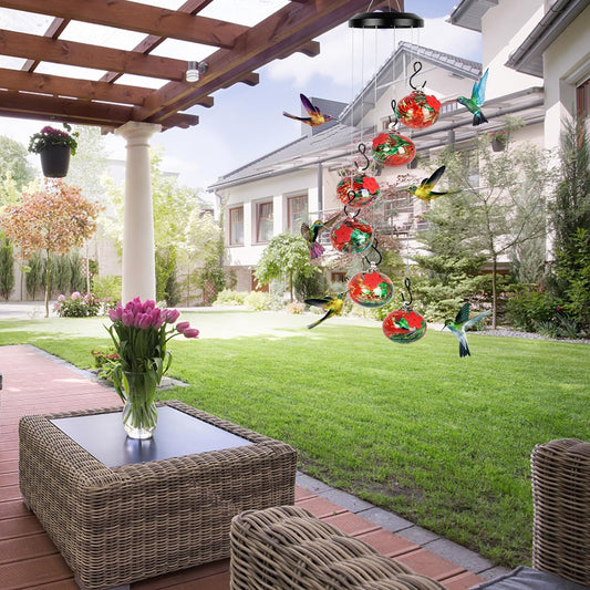 Sherem Wind Chime Hummingbird Feeder