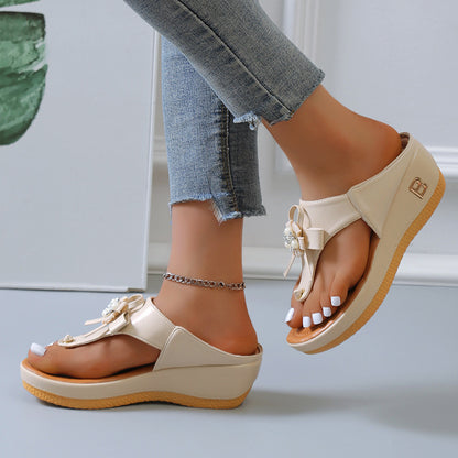 Summer Beach Platform Flip Flops