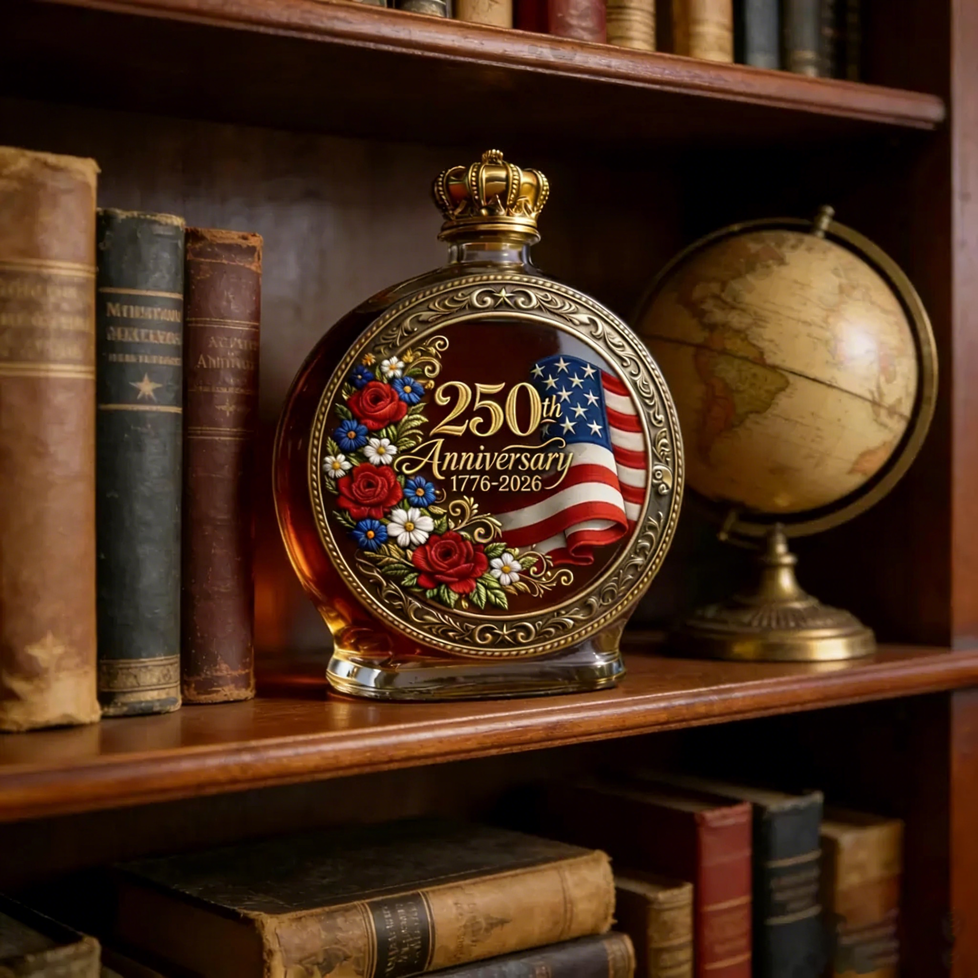 250th Anniversary Commemorative Whiskey Bottle