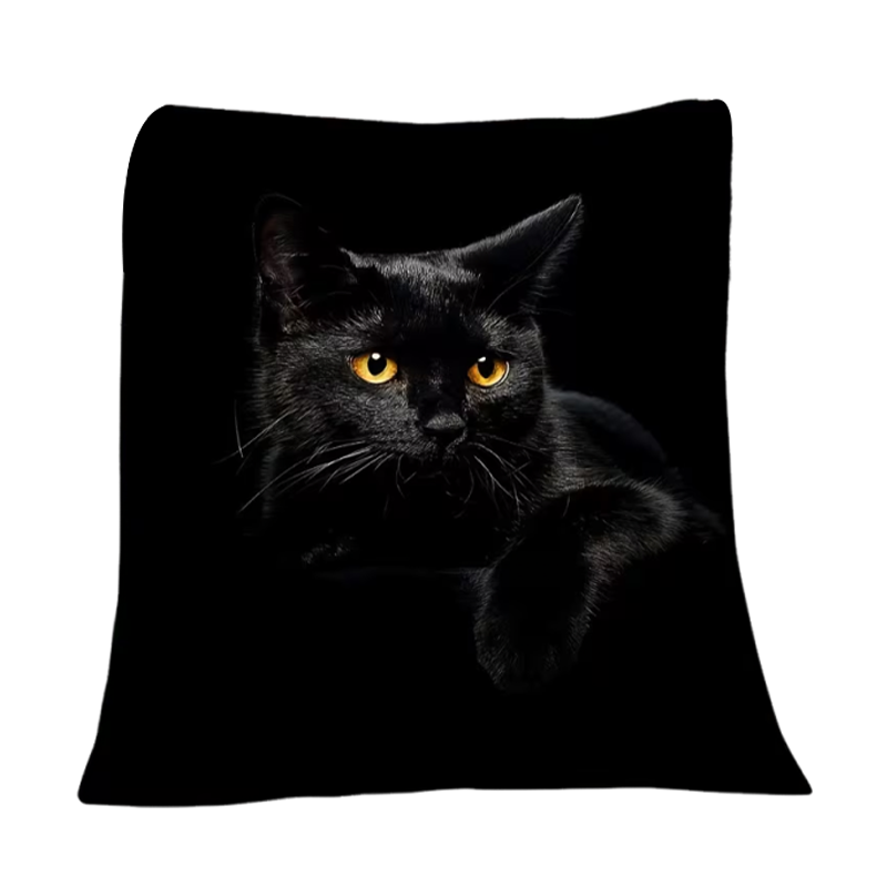 Graddi Black Cat Blanket