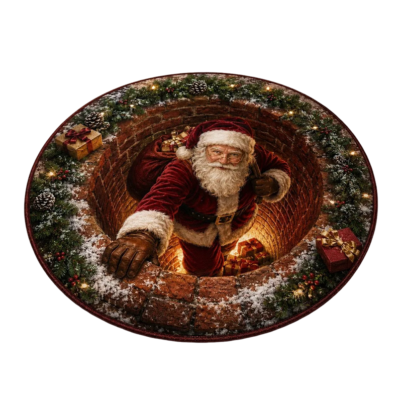Graddi Christmas 3D Illusion Rug